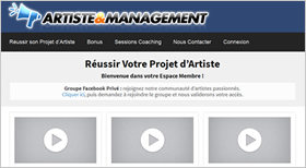 Artiste & Management Formation de Music Business